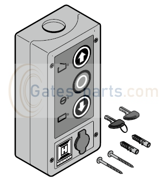 Sterownik GÓRA - STOP - DÓŁ + zamek Hörmann DTA04 z przewodem systemowym L = 8300 mm (637244)