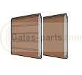 Pośredni segment panel bramy SPU Hörmann grubość 42 mm  RAL 8028.JPG