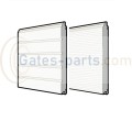 Pośredni segment panel bramy SPU Hörmann grubość 42 mm  RAL 9002.JPG