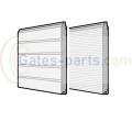 Pośredni segment panel bramy SPU Hörmann grubość 42 mm  RAL 9006.JPG