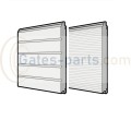 Pośredni segment panel bramy SPU Hörmann grubość 42 mm  RAL 9007.JPG