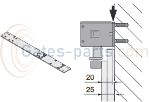 439498 439488 - Płyta montażowa do napędu PortaMatic Hormann 