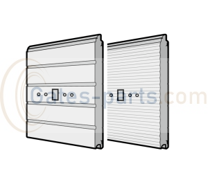Dolny segment panel bramy SPU Hörmann grubość 42 mm