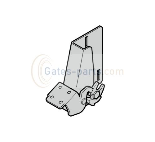 Rygiel przypodłogowy LEWY do bram przemysłowych Hörmann (3096717)