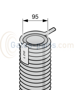 Sprężyna skrętna rozmiar 205 - 232 do bram przemysłowych Hörmann