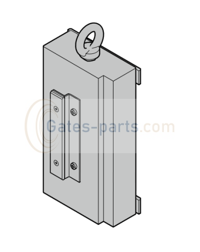 Przeciwwaga dla bramy szybkorolowanej Hörmann V 2012 - strona napędu (157232)