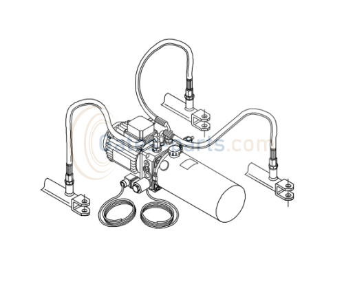 Kompletny system elektrohydrauliczny do rampy przeładunkowej Hörmann  (308875 308876 308877 308881 308882 308883)