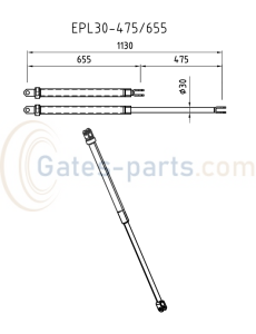 Siłownik hydrauliczny główny do platformy przeładunkowej Hörmann