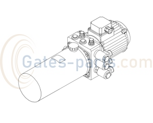 41362 - Agregat hydrauliczny zasilacz 1,1 kW do rampy przeładunkowej HRT Hörmann