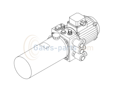 Agregat hydrauliczny zasilacz 1,1 kW do rampy przeładunkowej Hörmann (41362)