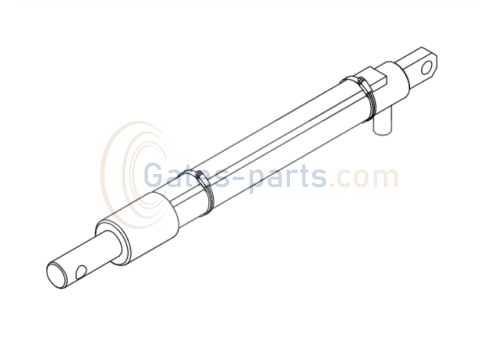 Siłownik główny do rampy przeładunkowej Hörmann z wargą teleskopową HTLV2 i HTLV3 NL = 3000 mm (309374)