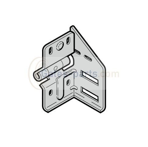 Wspornik rolki pośredni PRAWY typ 4 do bram garażowych Hörmann (3045114 4016308)