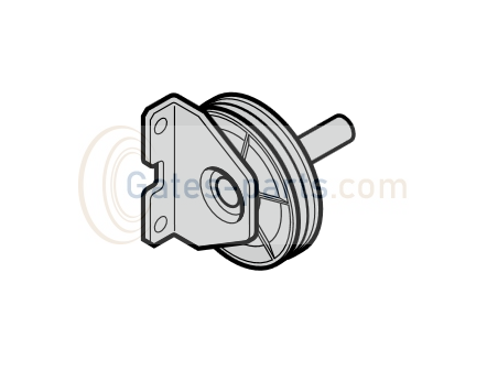 Kątownik podporowy do przekierowania liny z krążkiem linowym do bram garażowych Hormann (3047257 4015269)