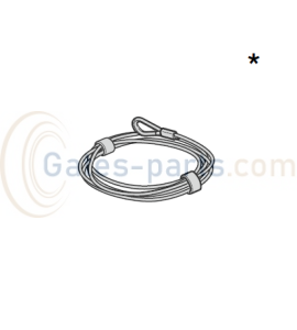 Lina stalowa nawojowa z terminalem Ø 4 mm do bram przemysłowych segmentowych Hörmann