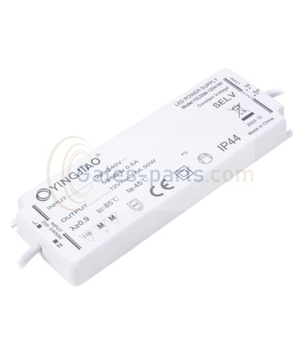 Zasilacz do oświetlenia LED płaski 24V 2,08A 50W YINGJIAO YSL50M-2402080.jpg