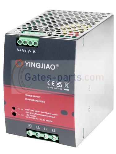 Zasilacz na szynę DIN 3-fazowy 340-550VAC  24V 20A 480W YINGJIAO  YSDT480-24020000.jpg