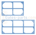 Konstrukcja bazowa do płyty podłogowej do stojaków na drewno kominkowe "Berry" Hormann