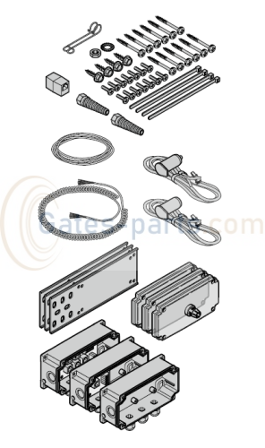 Zabezpieczenie krawędzi SKS Hörmann ITO 400 WA 300 S4 SupraMatic HT3 lub bram innego producenta (637198)